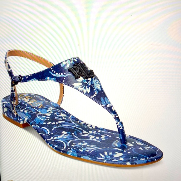 Ralph Lauren Ellington Flat Sandals 